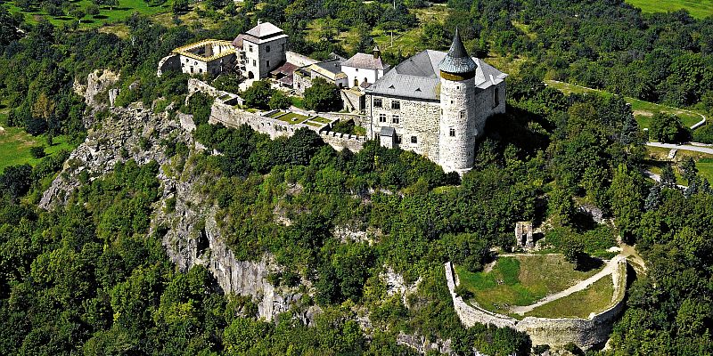 Zamek na Kunetickiej Horze - panorama