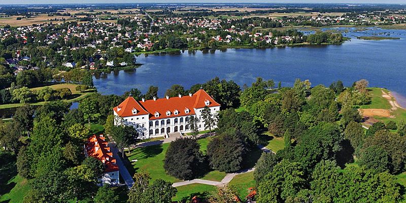 Zamek Radziwiłłów W Briże - panorama
