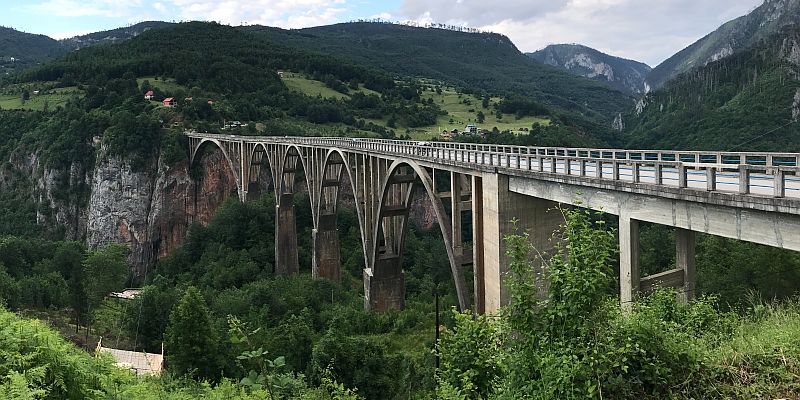 Most Đurđevića Tara - panorama