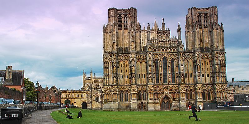 Katedra w Wells - panorama