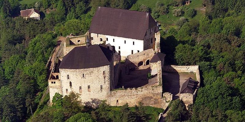 Zamek Točník - panorama