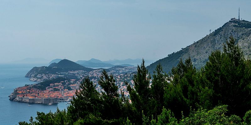 Wzgórze Srd - panorama