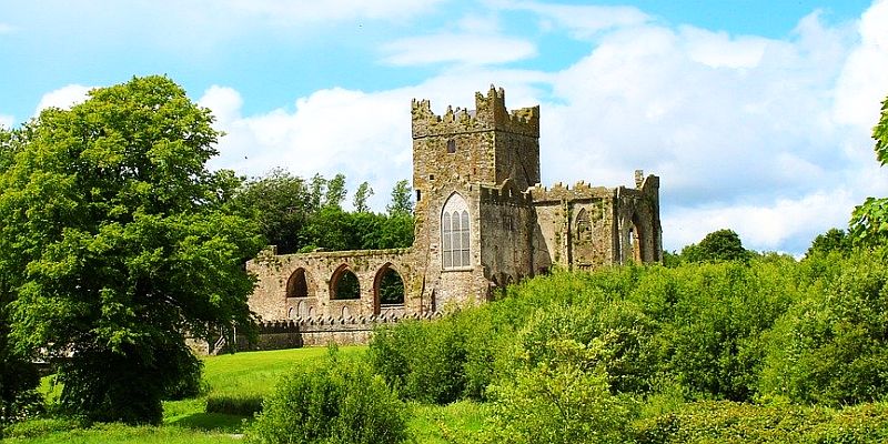 Opactwo Tintern Abbey - Wexford - panorama