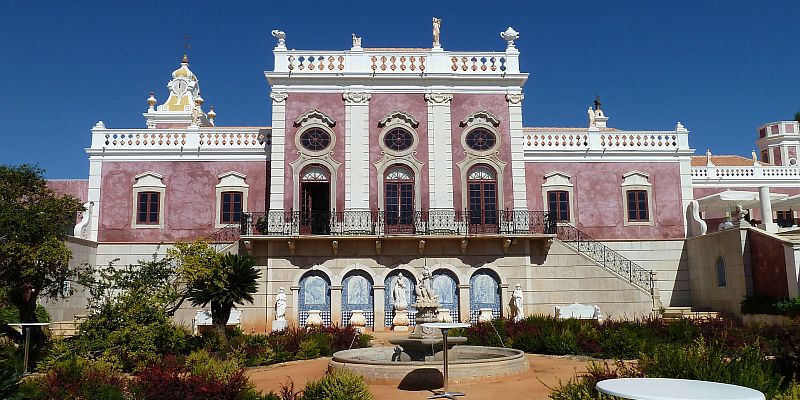 Pałac w Estói - panorama
