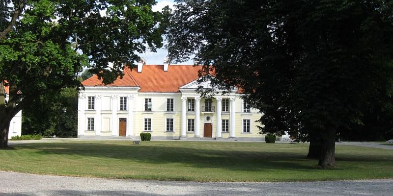 Pałac Skarżyńskich w Rybienku - panorama