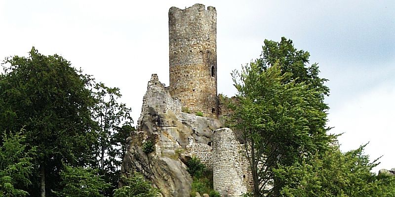 Zamek Frydstejn - panorama