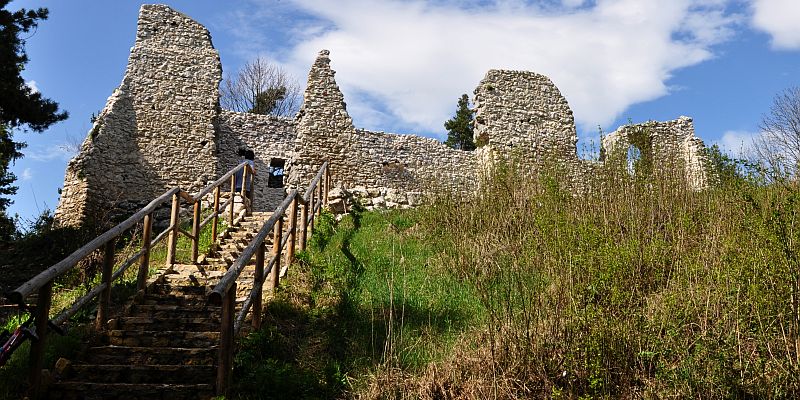 Zamek w Bydlinie - panorama