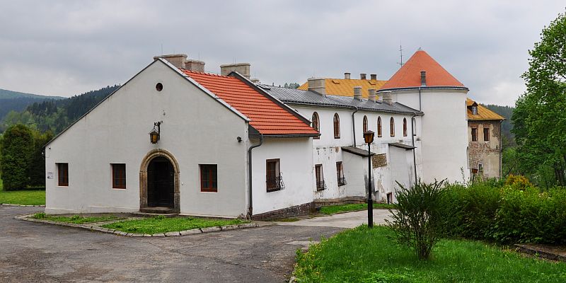 Zamek w Lesku - panorama