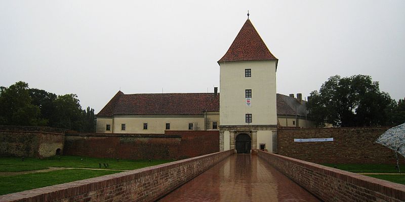 Zamek w Sárvár - panorama