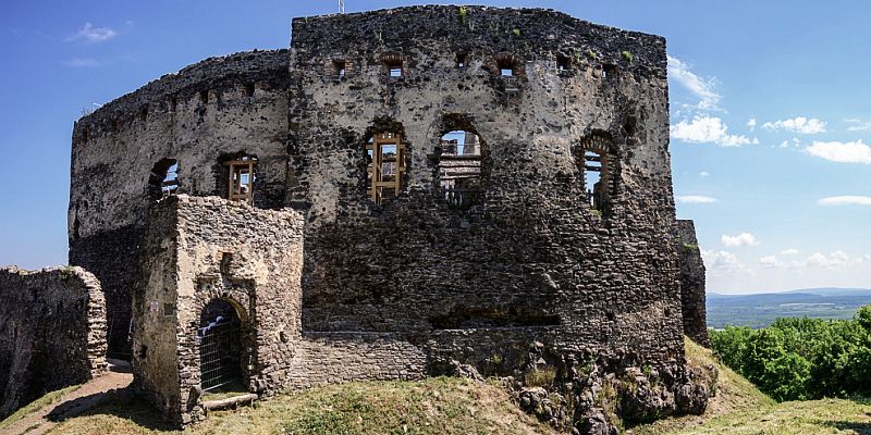 Zamek Somló - panorama