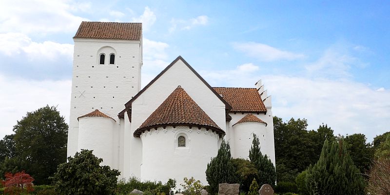 Kościół w Veng - panorama