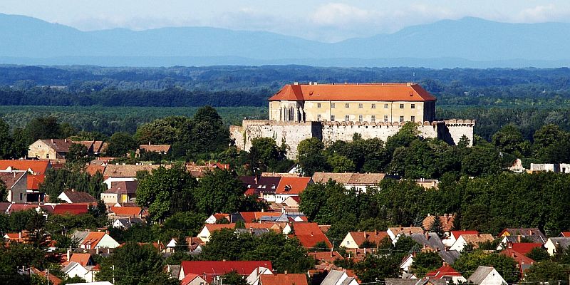 Zamek w Siklós - panorama