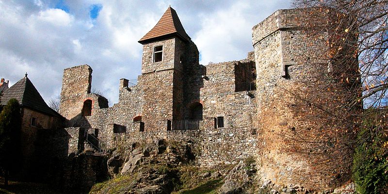 Zamek Klenová - panorama