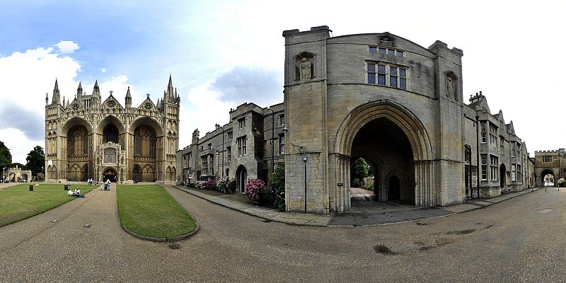 Katedra w Peterborough - panorama