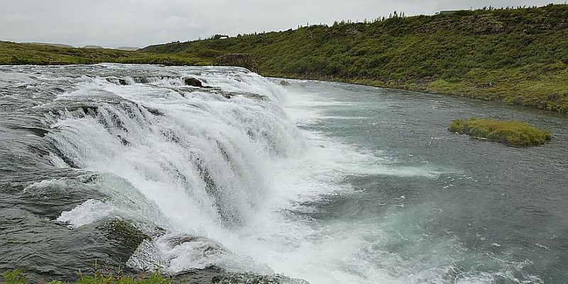 Wodospad Faxi - panorama