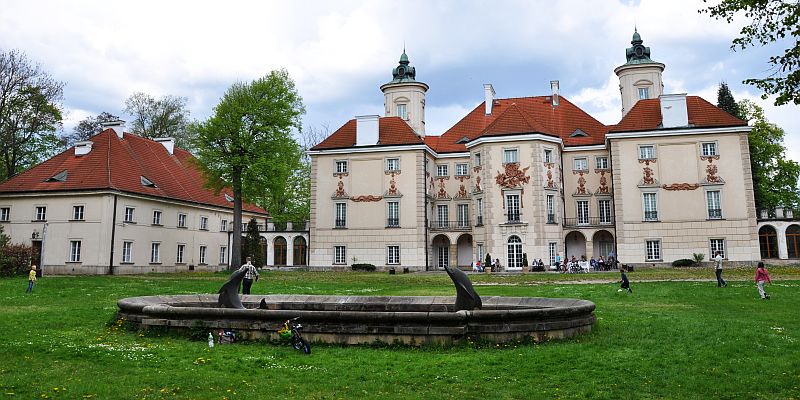 Pałac w Otwocku Wielkim - panorama