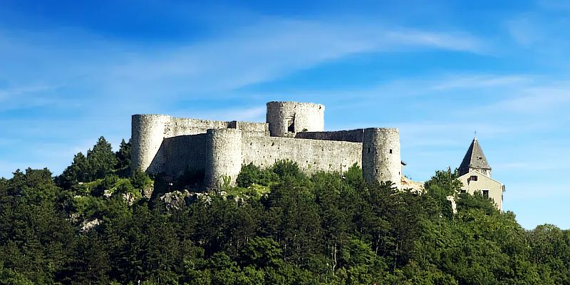 Zamek Drivenik - panorama