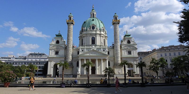 Wiedeń - Kościół św. Karola Boromeusza