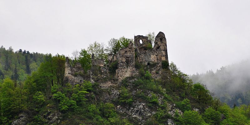 Zamek Starý hrad - panorama