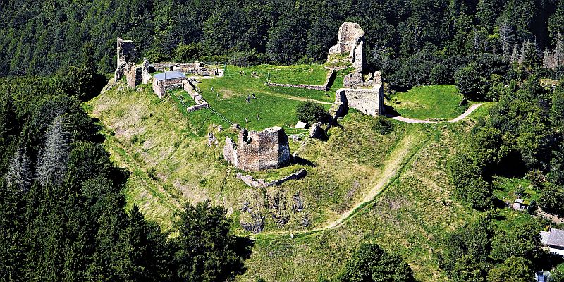 Zamek Lichnice - panorama