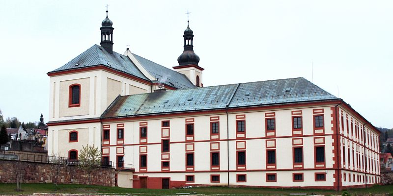 Klasztor Augustianów we Vrchlabí - panorama