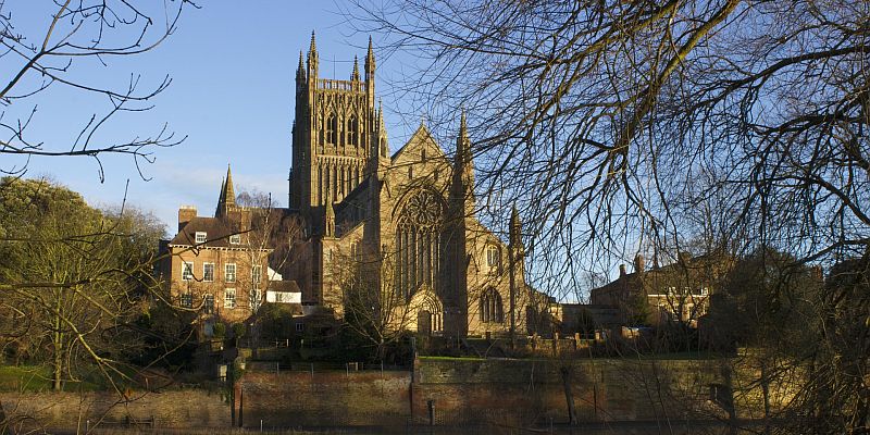 Katedra w Worcester - panorama