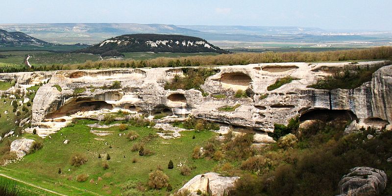Eski-Kermen - panorama