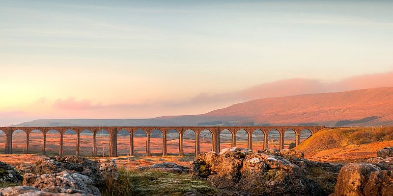 Wiadukt Ribblehead - panorama