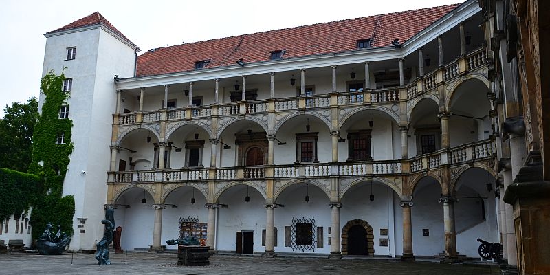 Zamek w Brzegu - panorama
