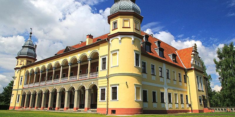 Pałac w Krobielowicach - panorama
