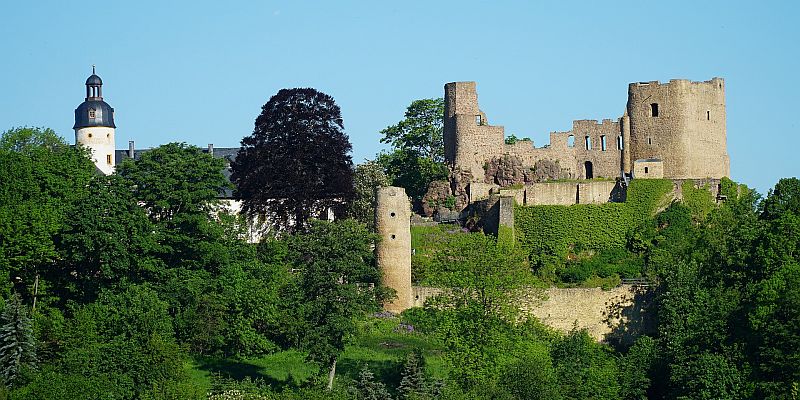 Zamek Frauenstein - panorama