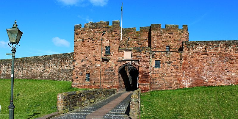 Zamek w Carlisle - panorama