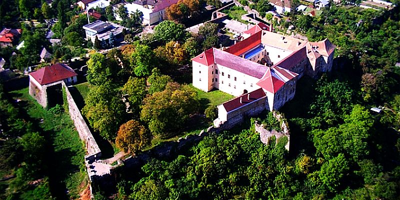 Zamek w Użhorodzie - panorama