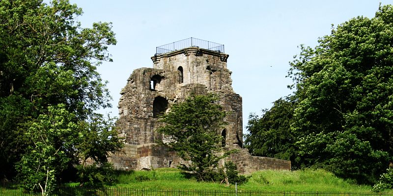 Zamek Crookston - panorama