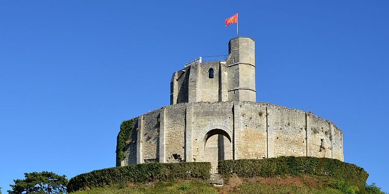 Zamek w Gisors - panorama