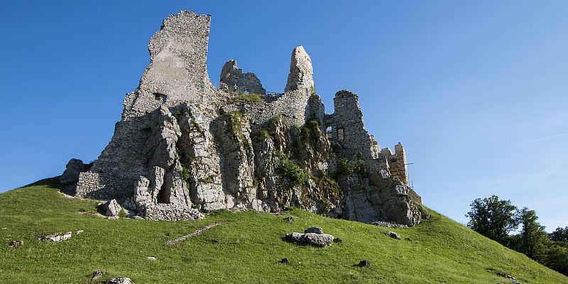 Zamek Hruszowski - panorama