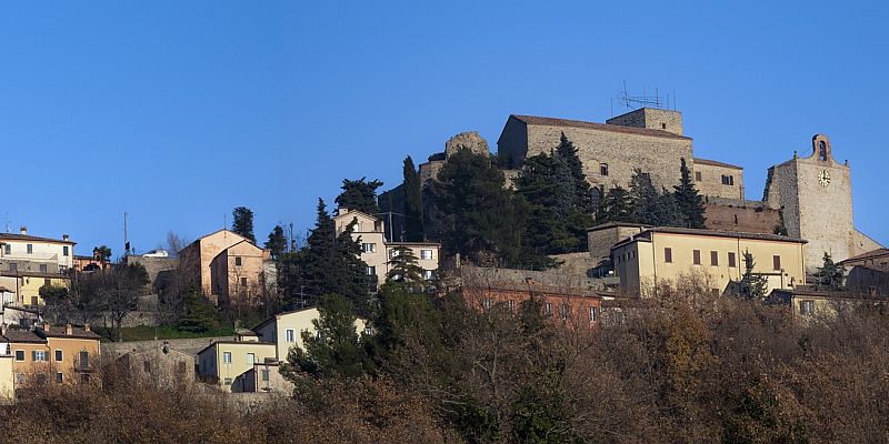 Zamek w Verucchio - panorama