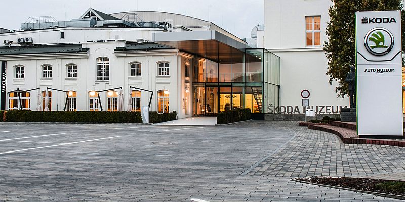 Škoda Muzeum w Mladej Boleslavi - panorama
