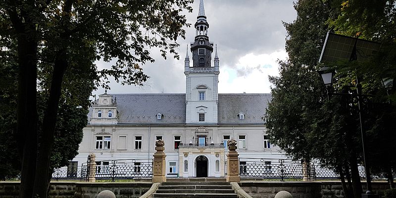 Pałac w Tułowicach - panorama