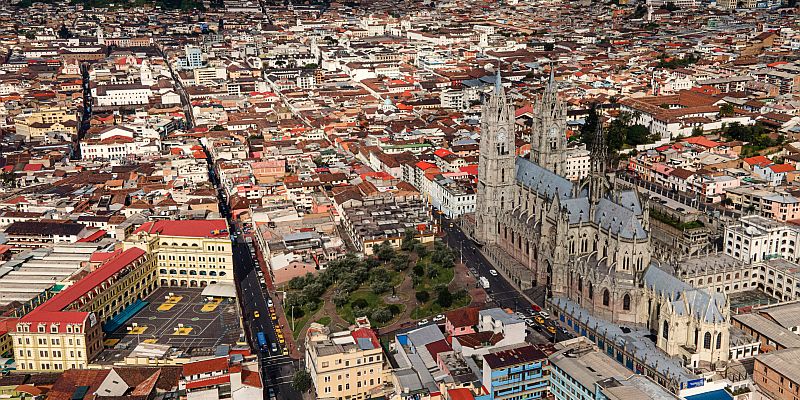 Quito - Zabudowa kolonialna