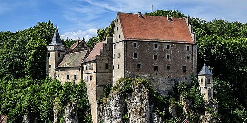 Zamek Wiesentfels - panorama