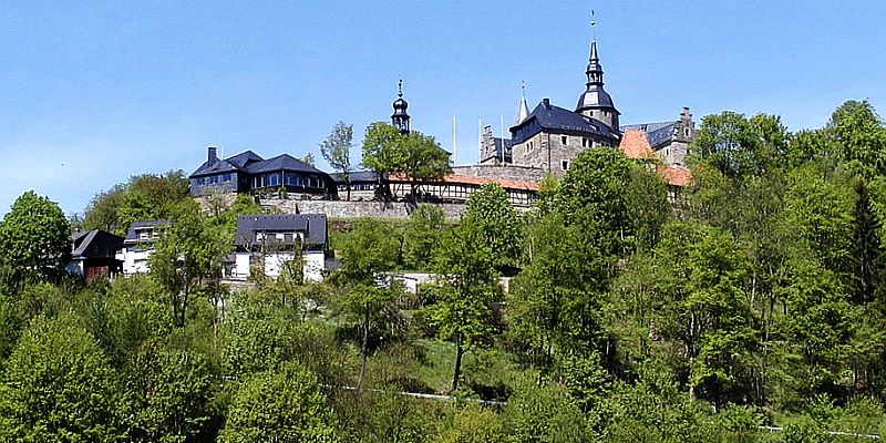 Zamek Lauenstein - panorama