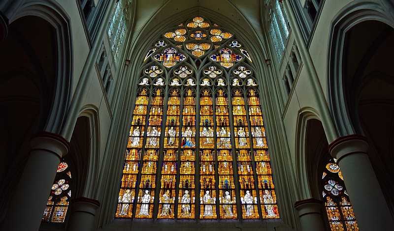 Katedra w Altenbergu - Okno witrażowe