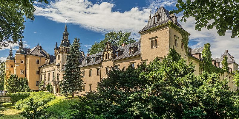 Zamek Kliczków - panorama