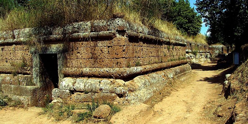 Etruskie Nekropolie w Cerveteri
