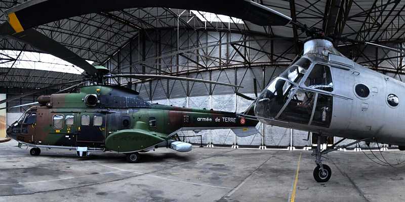 Muzeum Lotnictwa i Śmigłowców Wojskowych w Dax - panorama