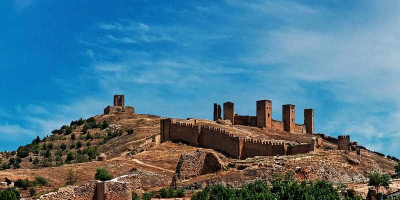 Zamek w Molina de Aragón - panorama