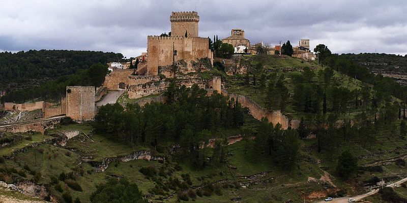Zamek w Alarcón - panorama