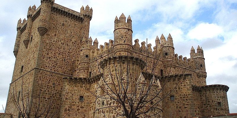 Zamek w Guadamur - panorama