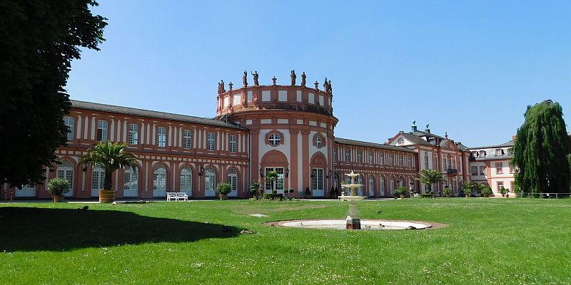 Pałac Biebrich - panorama